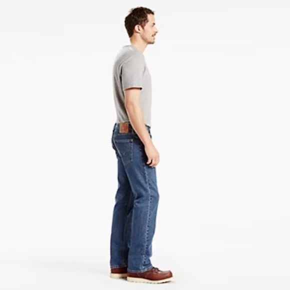 Levi’s Regular Fit Denim Jeans Dark Wash 505 Size 36 x 29 - Picture 15 of 16